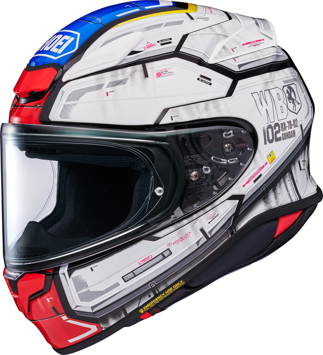 motocross bill for shoei rf-100 helmet Shoei RF-1400 Gundam Helmet