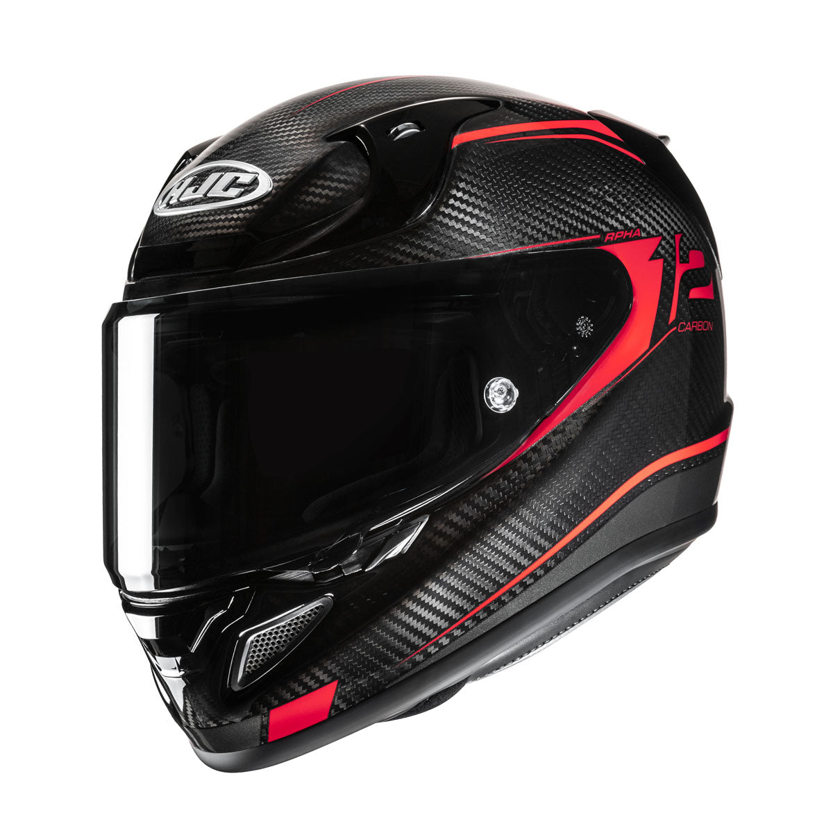 hjc carbon helmet HJC RPHA 12N Full Face Carbon Helmet Keres MC-1 Medium