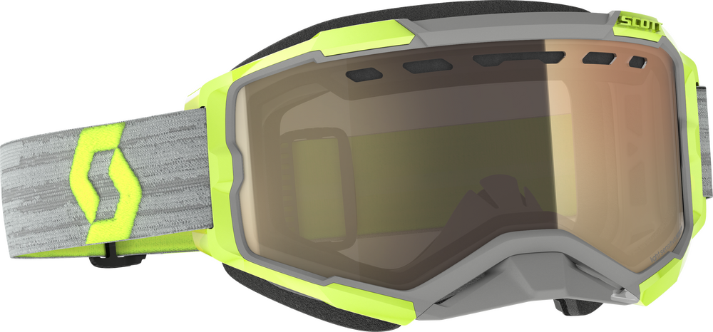 scott fury light sensitive goggle Scott - Goggle Fury Snow Ls Premium Black/White Ls Blue Chrome