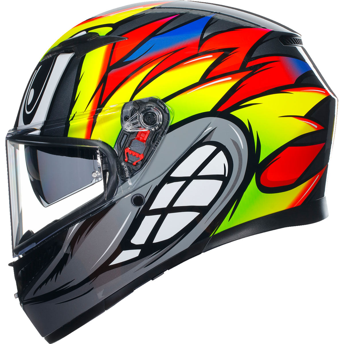 agv crash helmets K3 Helmet - Birdy 2.0 - Gray/Yellow/Red EZ Rider Kit Ready for generic communication Vintage Adventure Backpack Type:SS1269 SlingShot Combo- 10'6