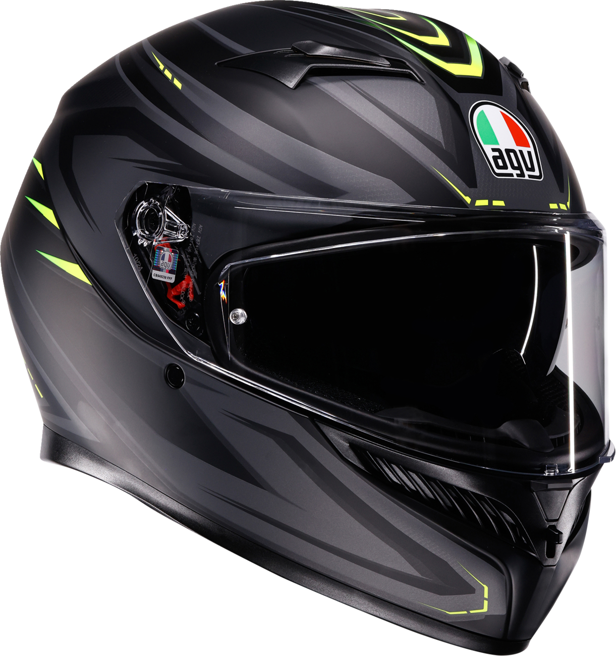 agv corsa e2205 mono matte black AGV K3 Syth Motorcycle Helmet (Matt Black|Yellow)