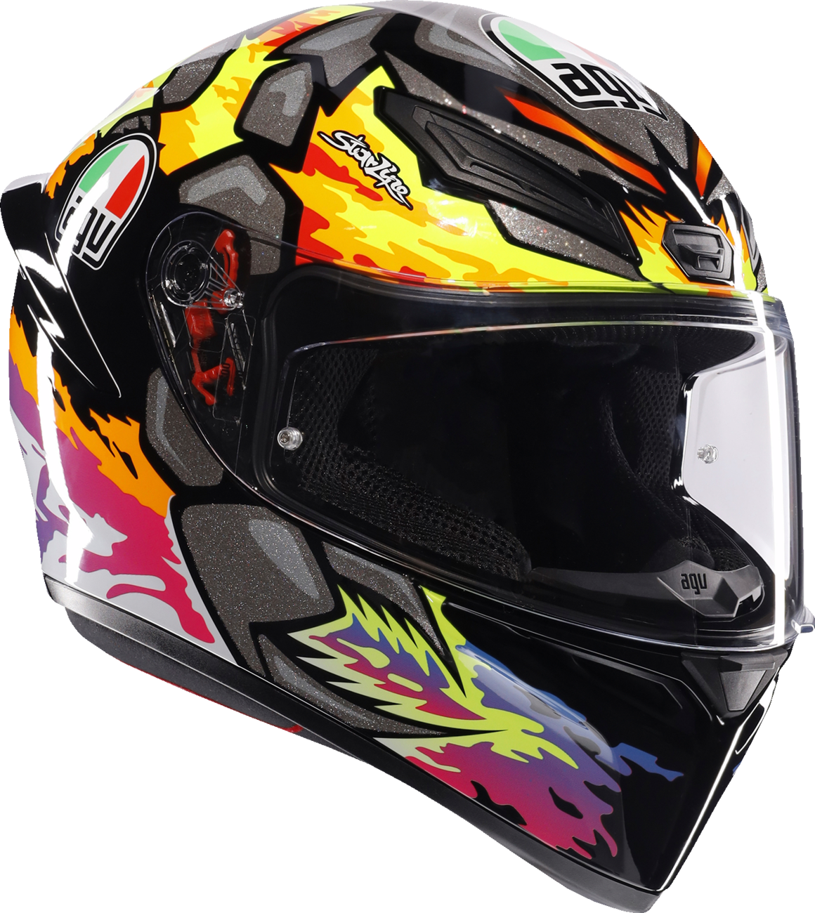 agv k1 helm S Motorcycle Helmet E2206 has a micro Orange Agv Warm Up AGV