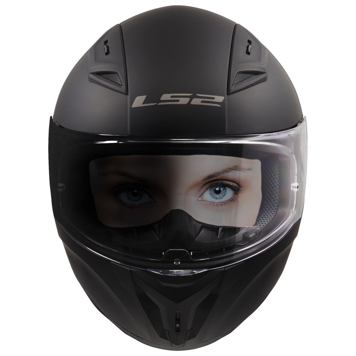LS2 Centric Helmet - Photocromatic Shield - Matte Black