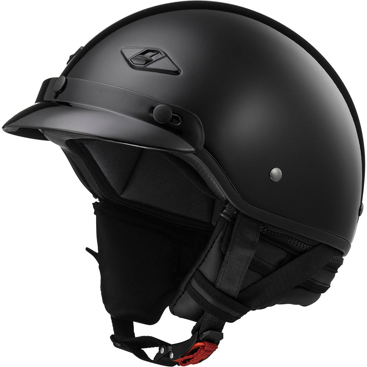 LS2 Bagger Solid Helmet Gloss Black / Large