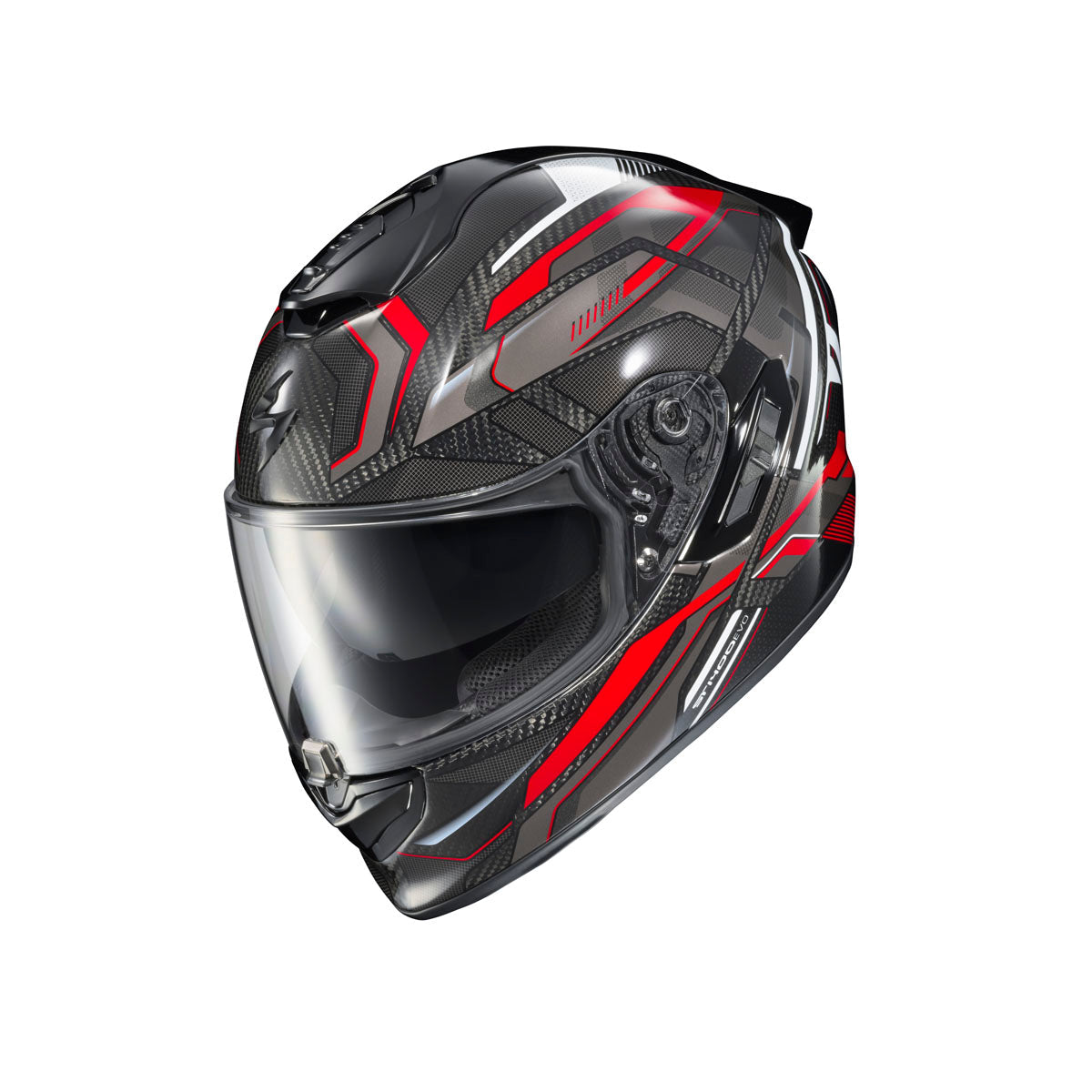 Scorpion EXO-ST1400 Evo Carbon Hex Helmet Gloss Red / Small Scorpion EXO-ST1400 Evo Carbon Hex Helmet Gloss Red / Small