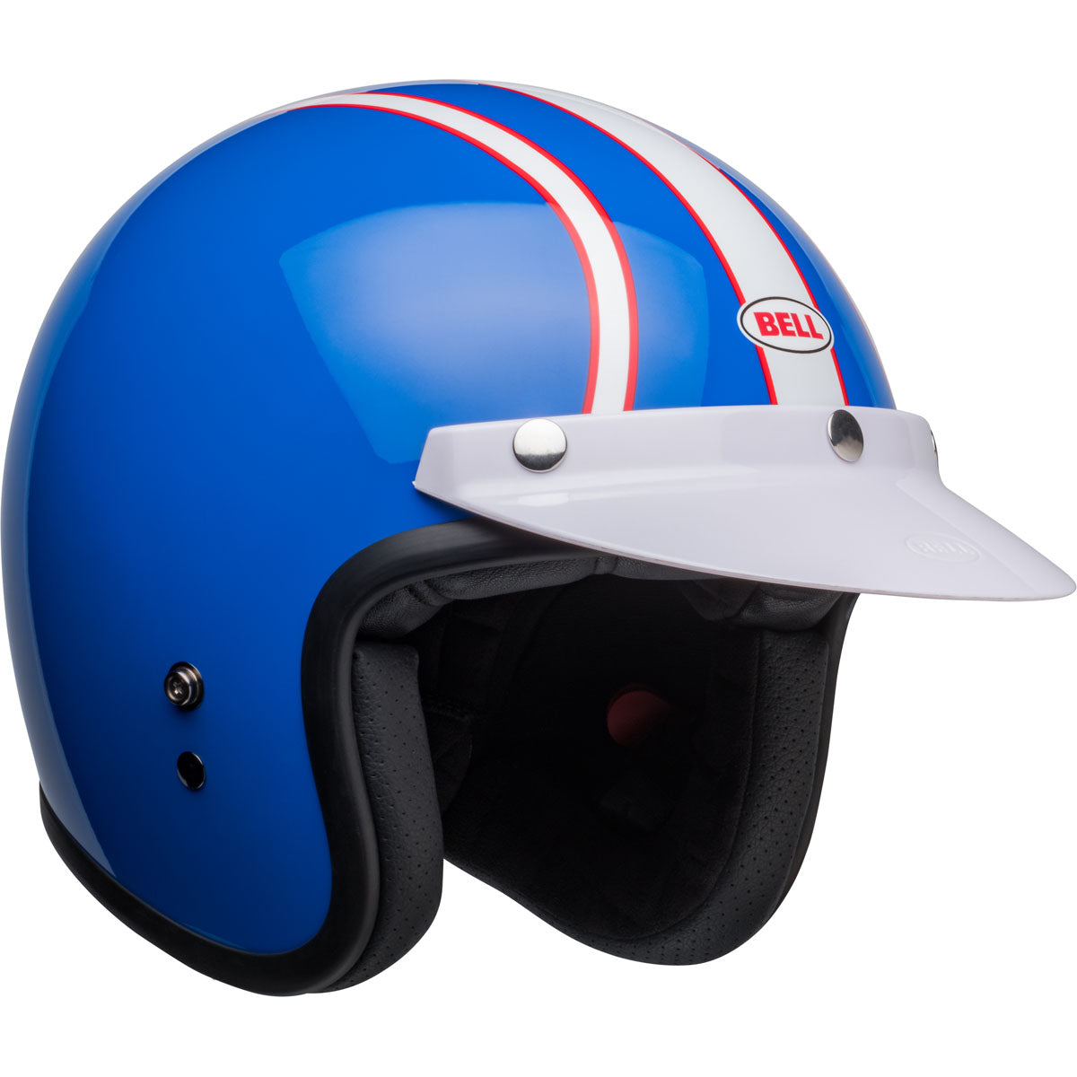 bell custom 500 six day mcqueen helmet Bell Custom 500 Six Day Steve McQueen Helmet Small / Blue/White