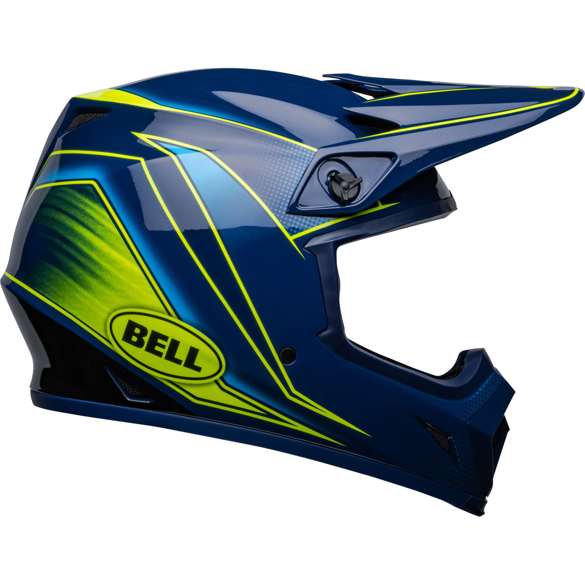 bell 9 helmet Bell MX-9 MIPS Helmet Zone Navy/Retina 2X-Large
