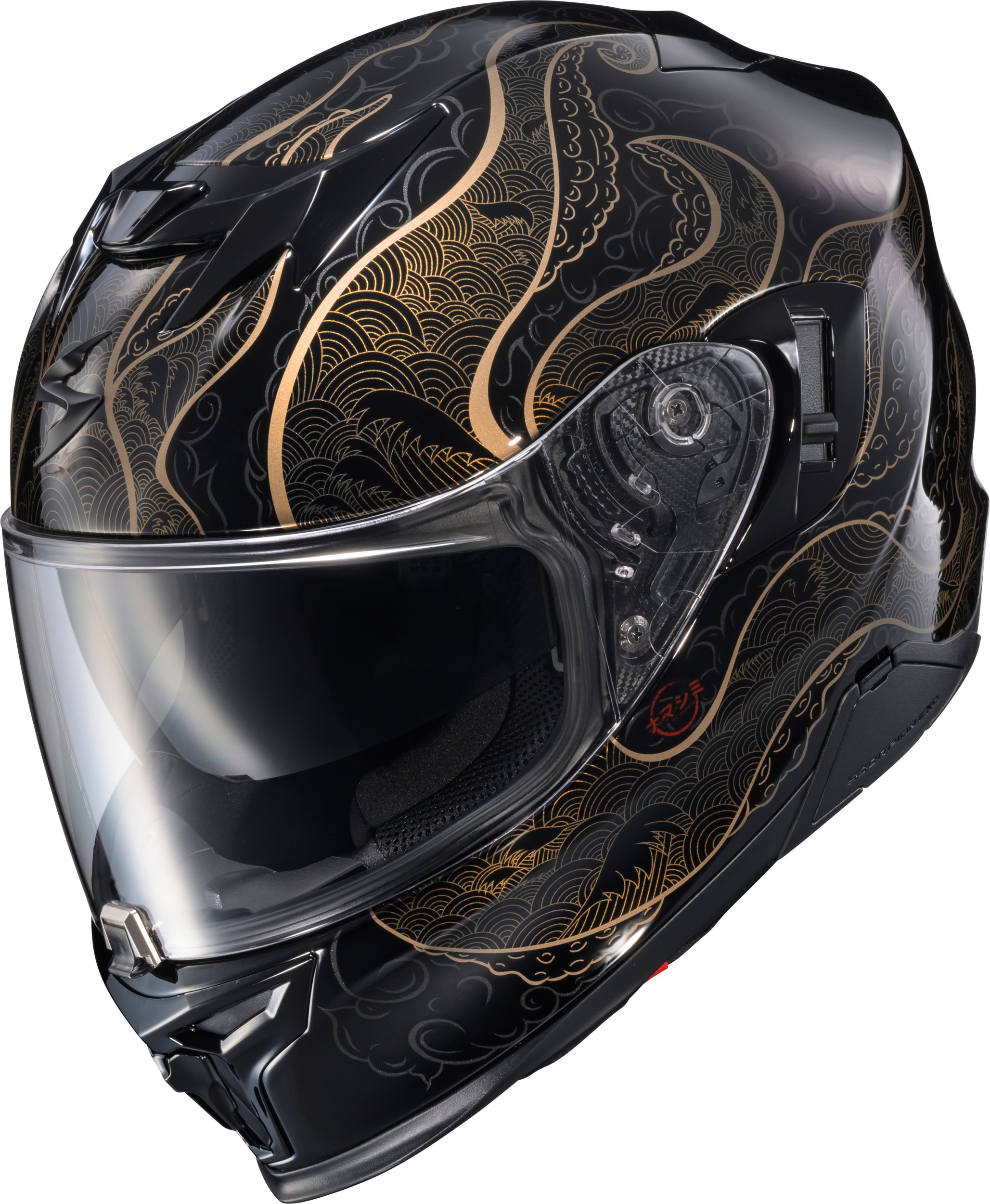 Scorpion EXO-T520 Helmet Nama-Shimi Black/Gold XS