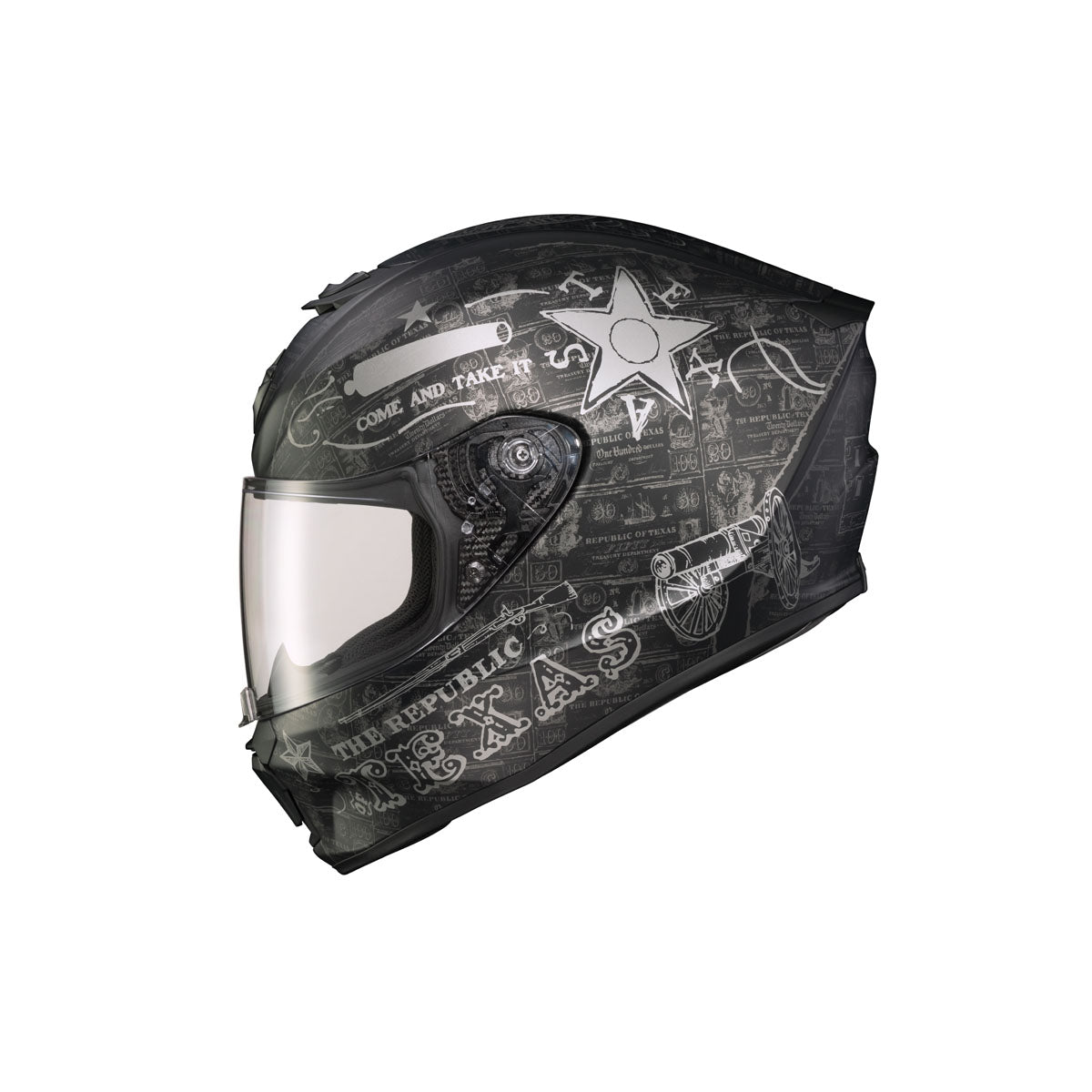 scorpion black white lines liquid helmet xxl Scorpion EXO-R420 Lone Star Helmet CLOSEOUT