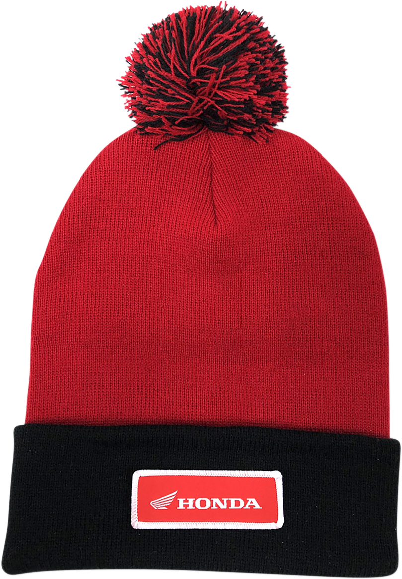 Facotry Effex Honda Pom Beanie - Red/Black