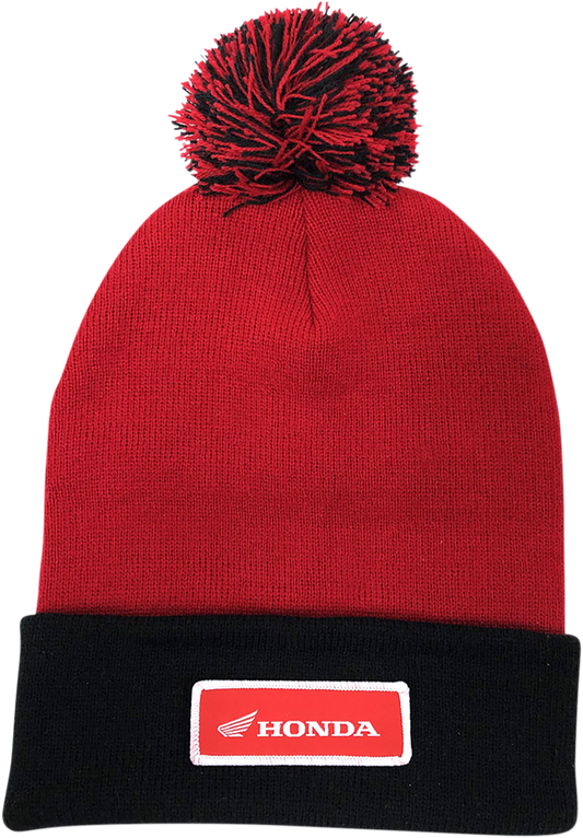 Facotry Effex Honda Pom Beanie - Red/Black