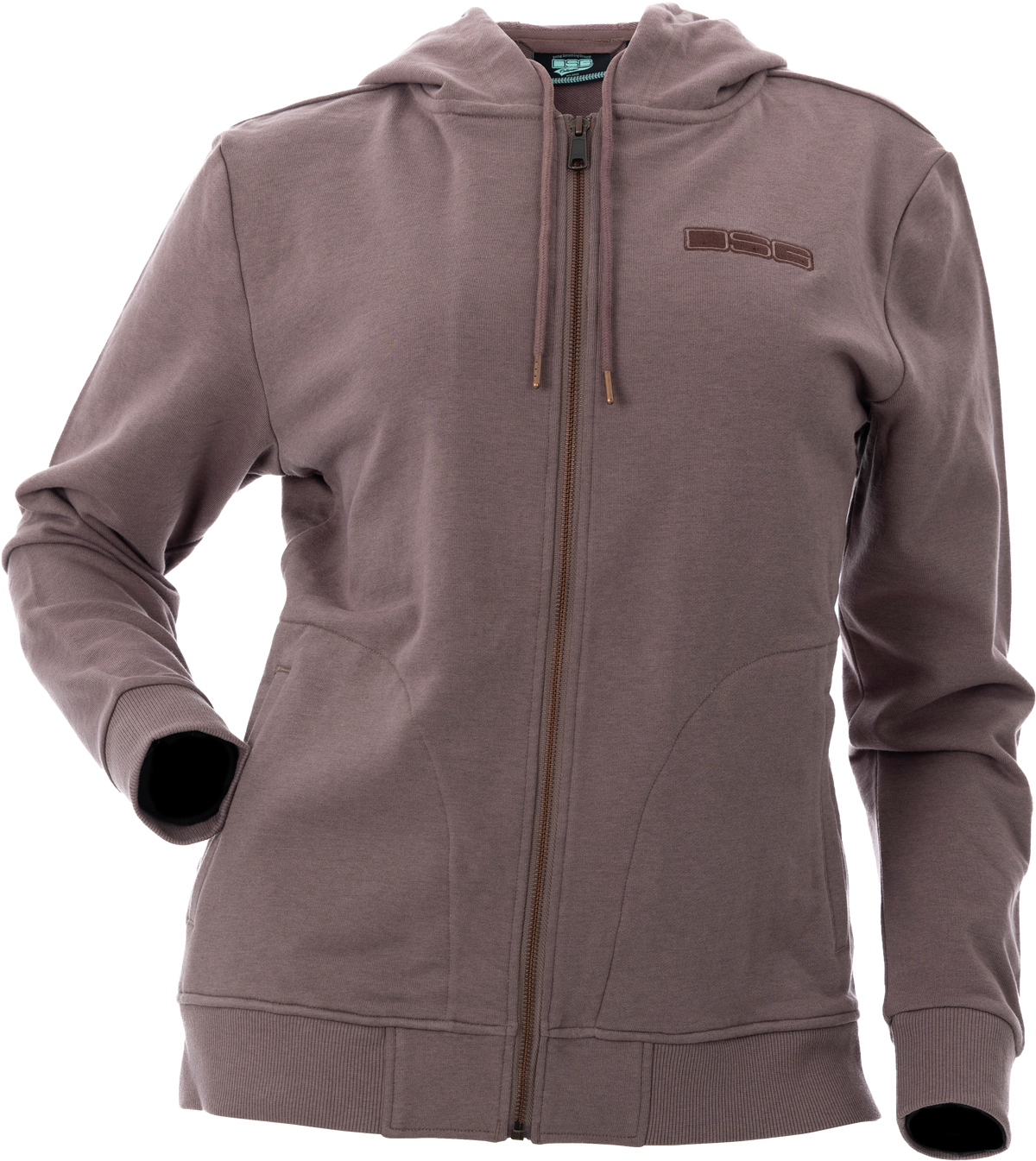 DSG Womens Neve Zip Up Hoodie CLOSEOUT - Smoky Mauve