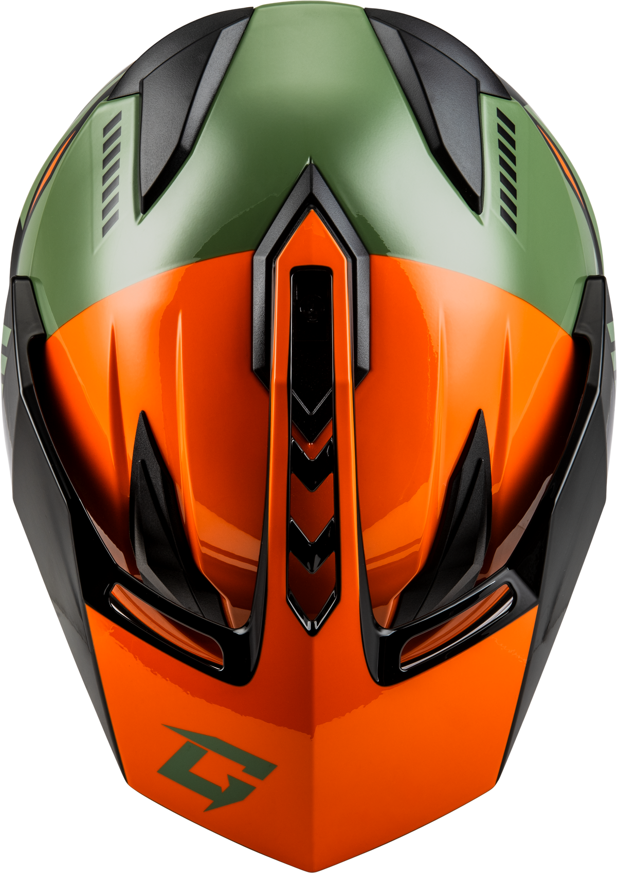 GMAX GM-11 Ronin Helmet Orange/Grey/Black