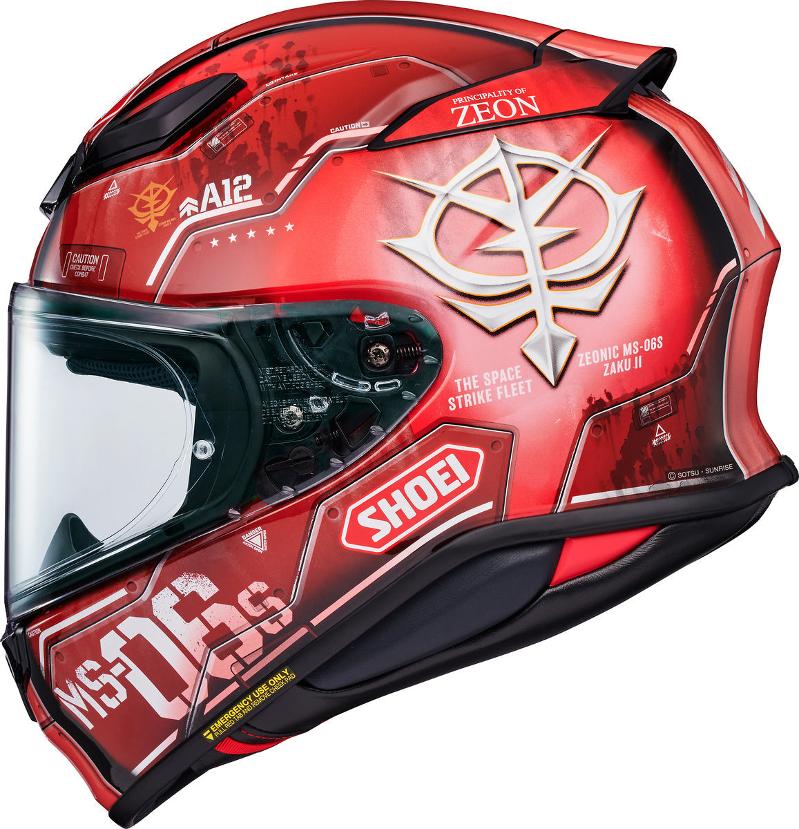 Shoei RF-1400 Char Zaku Ii Helmet | www.extremesupply.com
