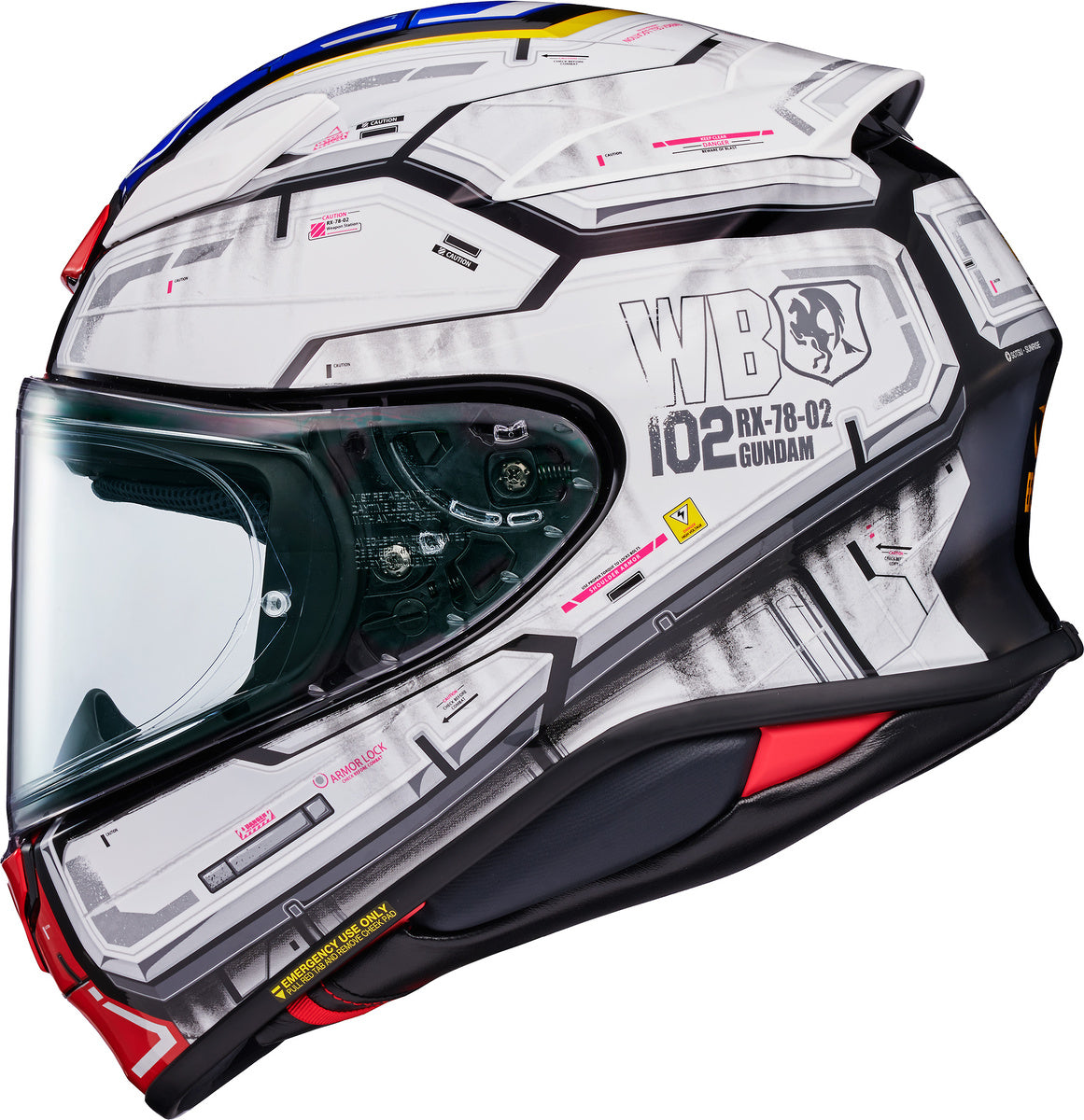 shoei rf 1400 white Shoei RF-1400 Gundam Helmet– ExtremeSupply.com