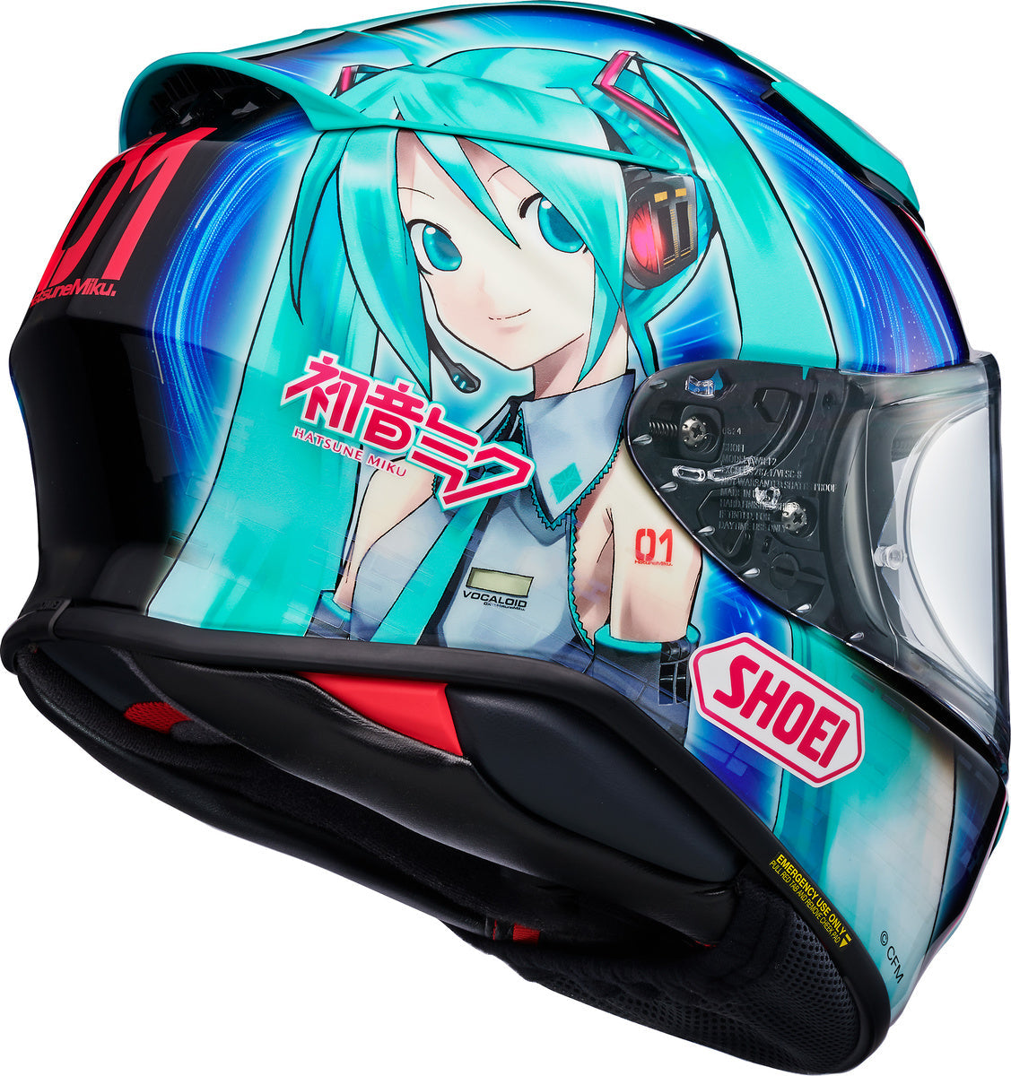 Shoei RF-1400 Hatsune Miku Helmet