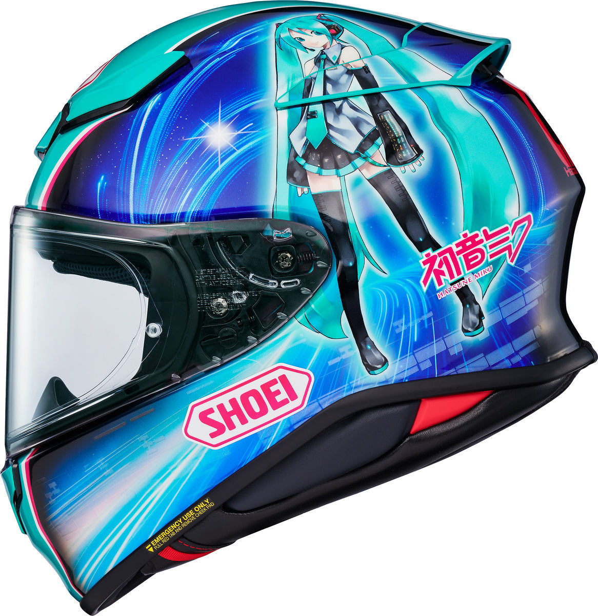 Shoei RF-1400 Hatsune Miku Helmet XL