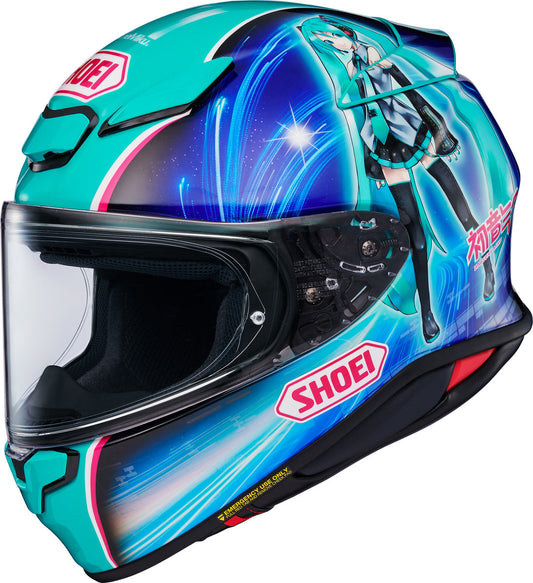 Shoei RF-1400 Hatsune Miku Helmet - TC-4