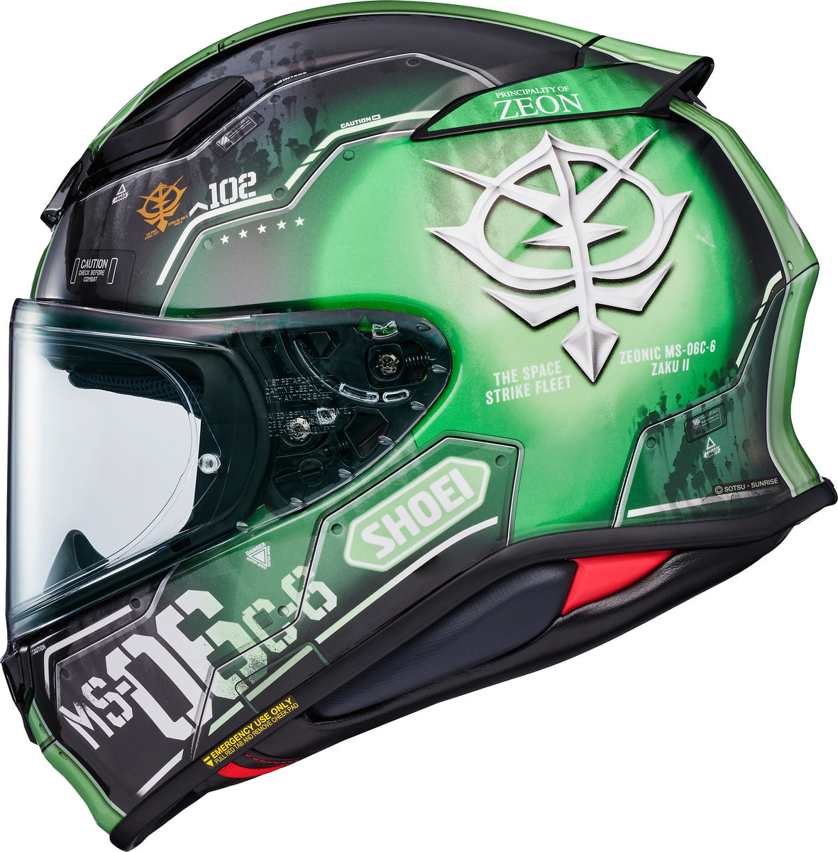Shoei RF-1400 Zaku Ii Helmet