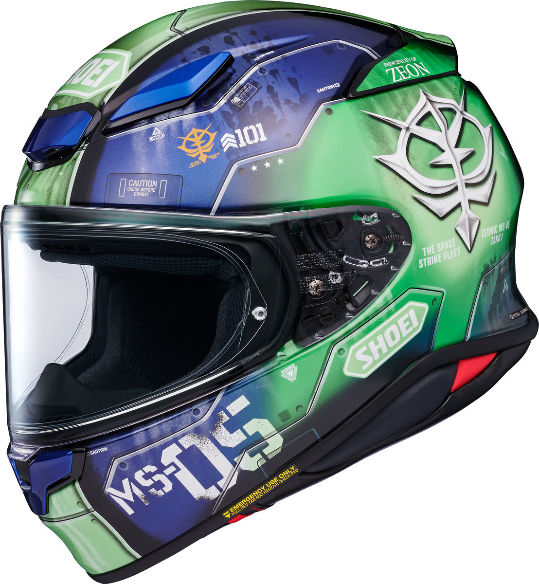 Shoei RF-1400 MS-05 Zaku I Helmet - TC-11