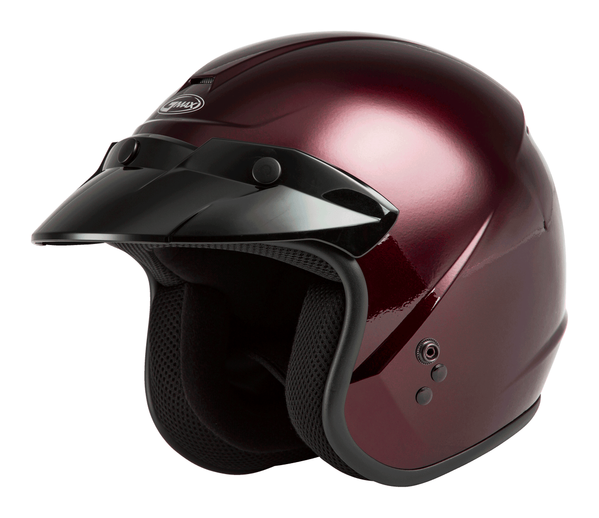 GMAX OF-2 Open-Face Helmet CLOSEOUT Wine Red