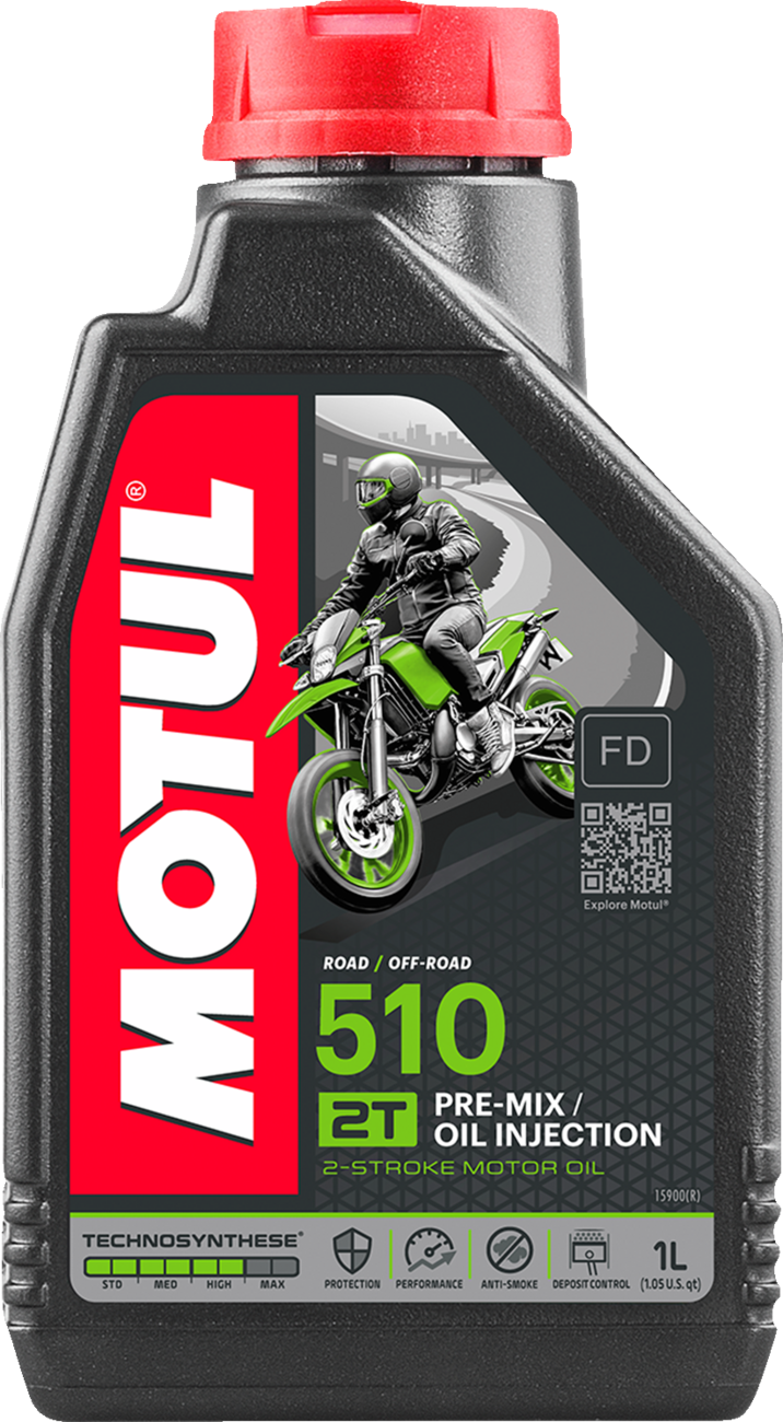 Motul 510 2T Anti-Smoke Oil - 1 Liter - 1 Liter