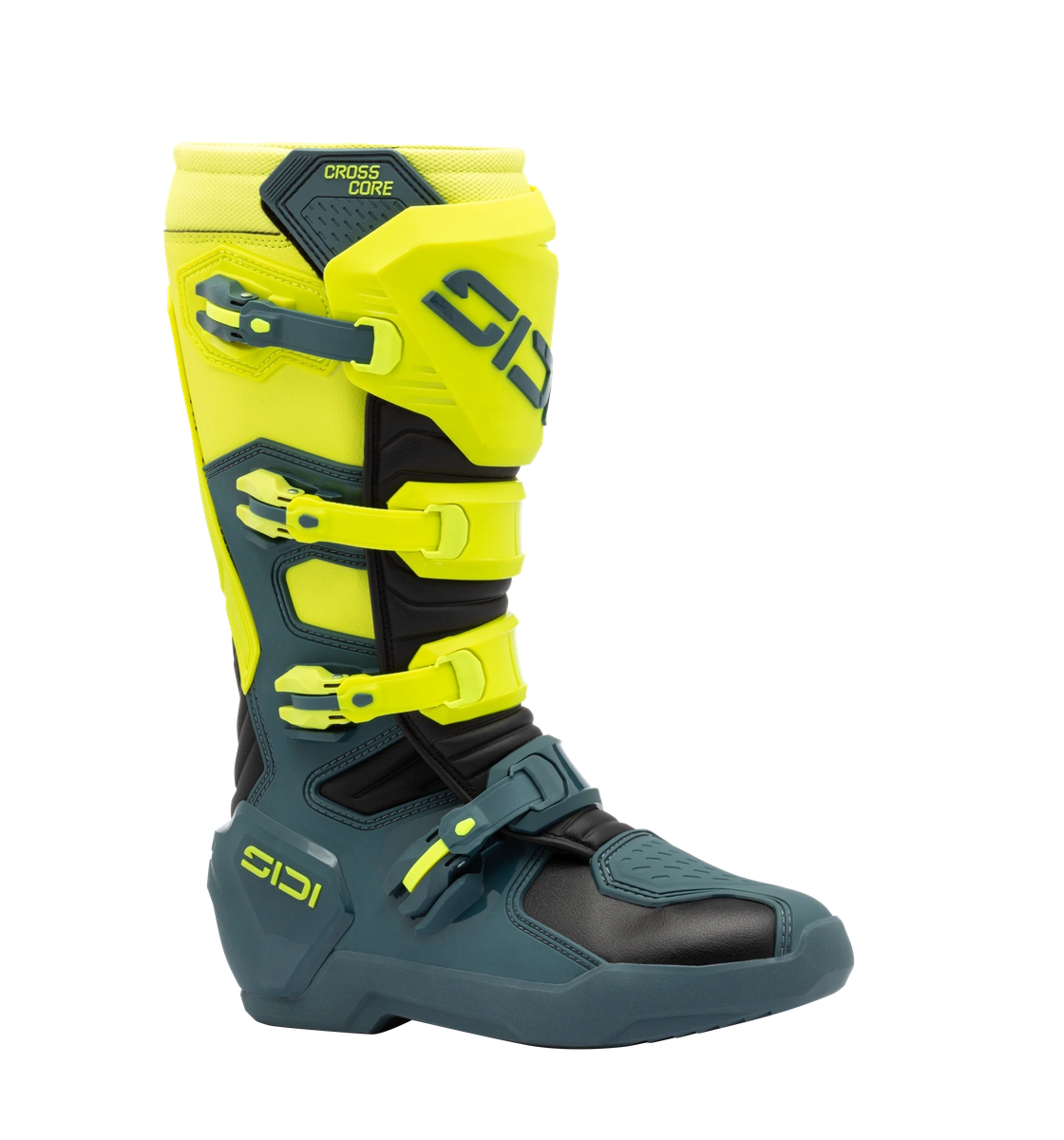 Sidi Crosscore Boots - Petrol/Yellow
