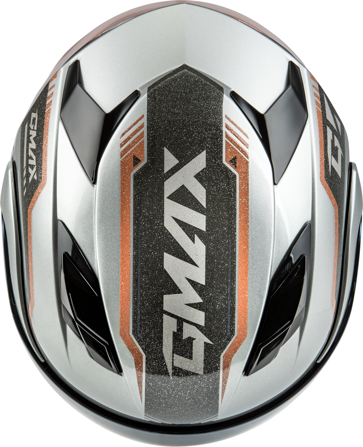 GMAX MD-01 Volta Helmet Grey/Black/Copper Metallic
