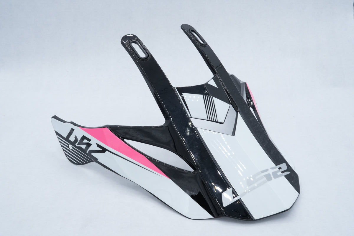 LS2 Fast/Fast Mini Helmet Replacement Visor Peak - Race Pink