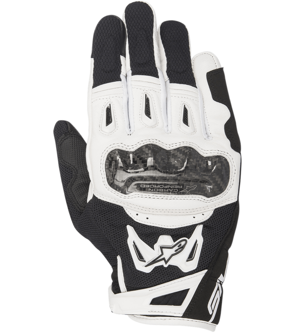 Alpinestars SMX-2 Air Carbon V2 Gloves - Black/White