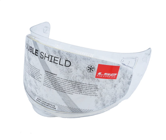 LS2 Assault/Rapid/Stream Snow Dual Pane Face Shield - Clear