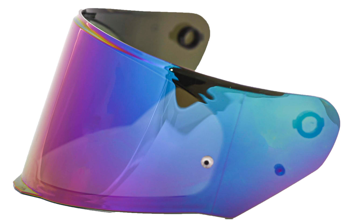 LS2 Assault/Rapid/Stream/Centric Pinlock Ready Face Shield - Rainbow Iridium