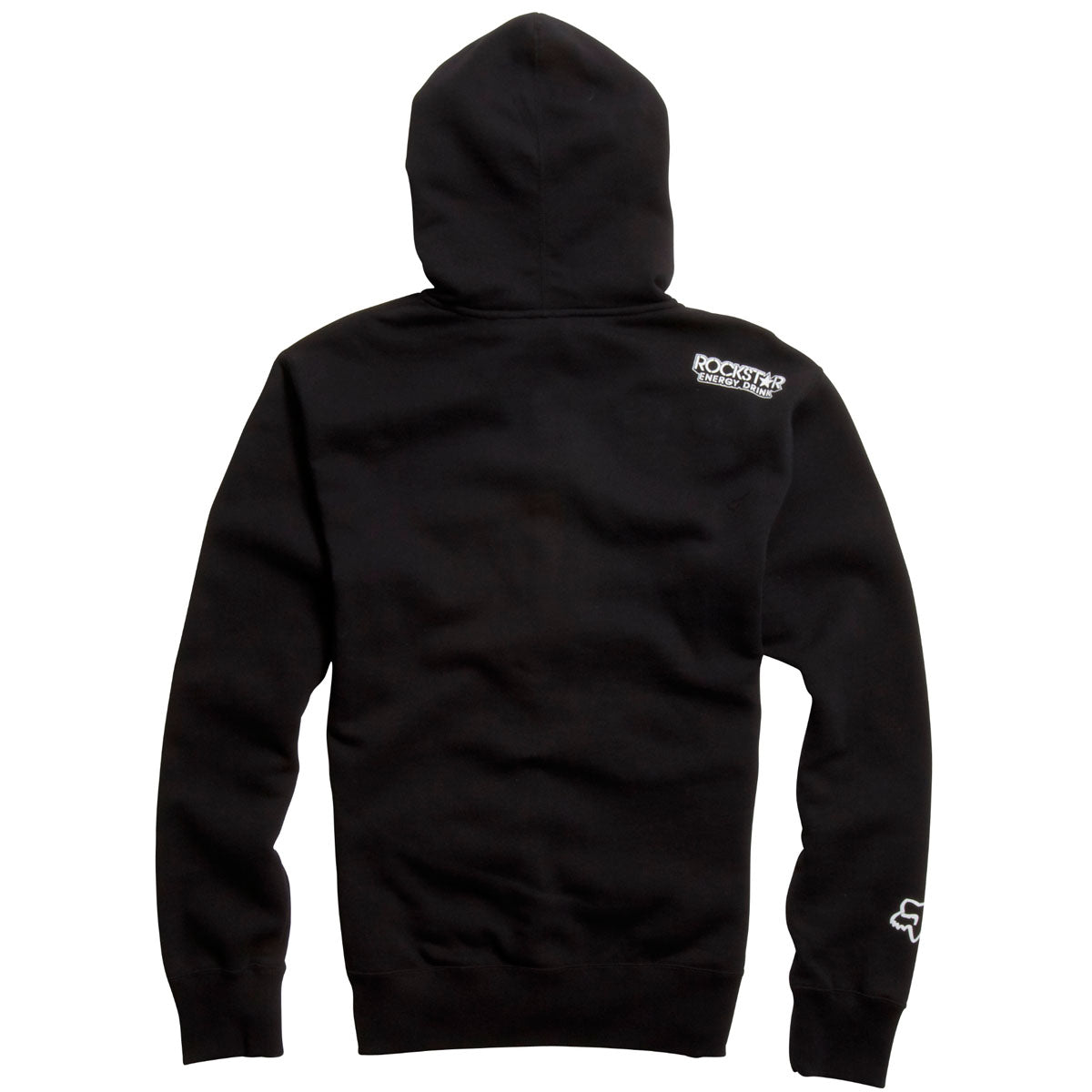 ROCTRAX ブラック パーカー Fox Racing Rockstar Faded Zip Front Fleece Hoodie– ExtremeSupply.com