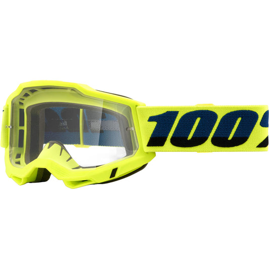 100% Accuri 2 Goggles Fluo Yellow / Clear Lens