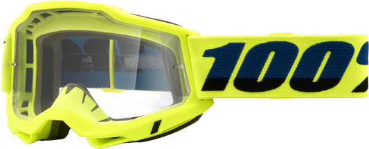 100% Accuri 2 Goggles Fluo Yellow / Clear Lens