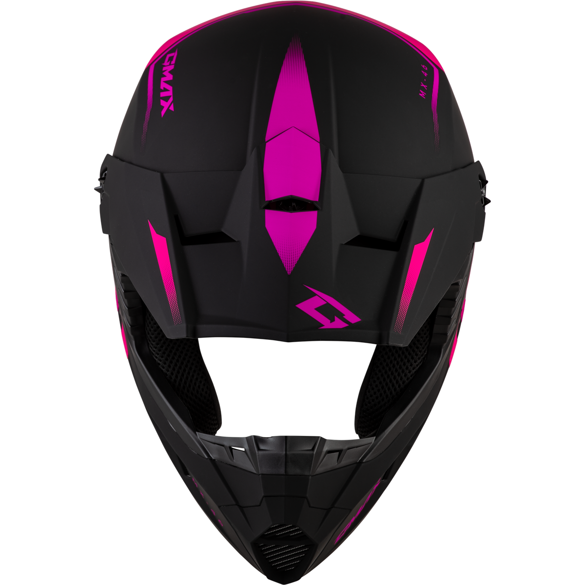 GMAX Youth MX-46 Compound Helmet Matte Black/Pink