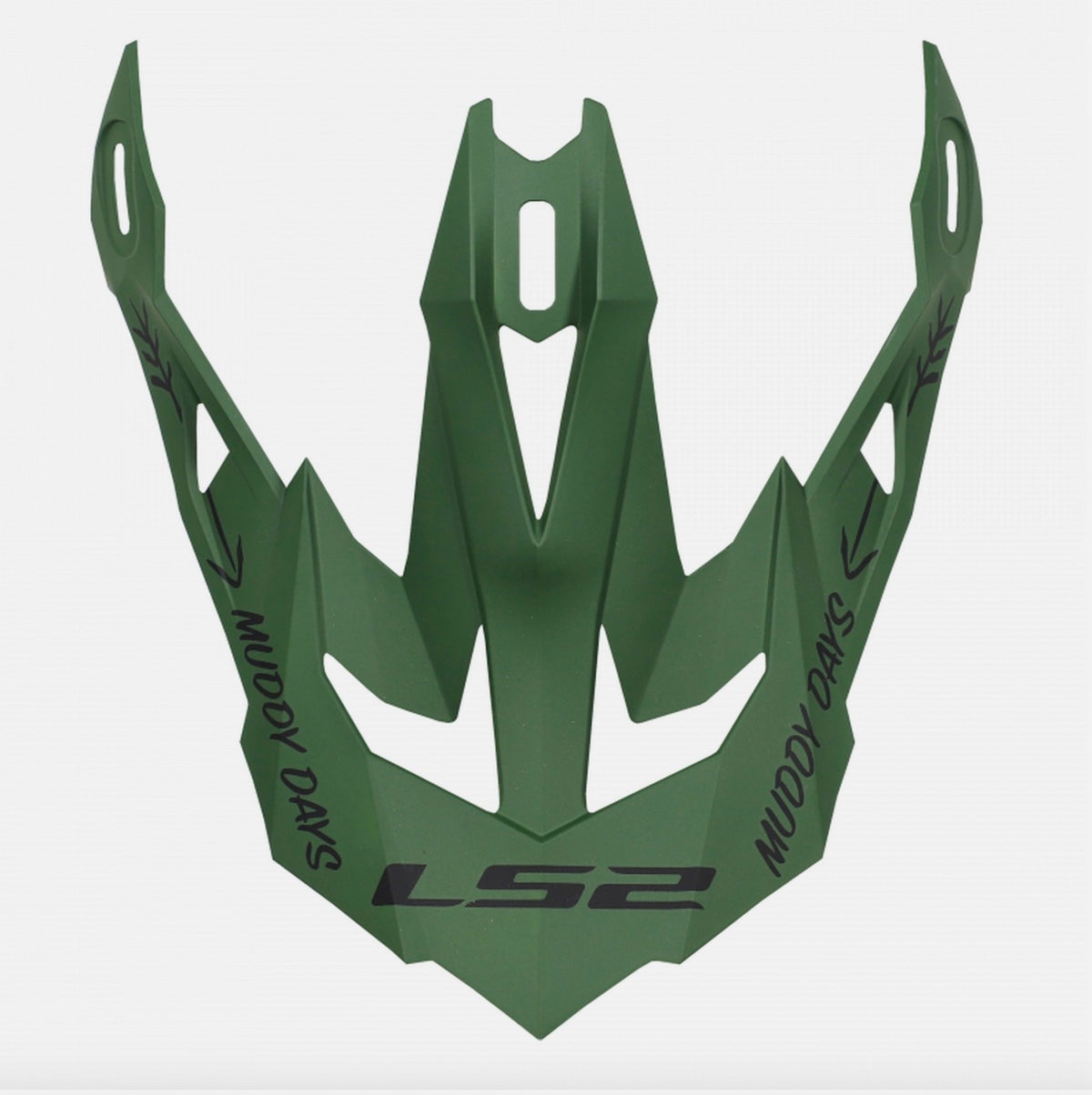 LS2 Subverter EVO Helmet Replacement Visor Peak - Cargo Military Green