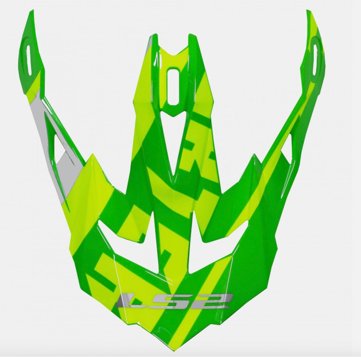 LS2 Subverter EVO Helmet Replacement Visor Peak - Gammax Hi-Vis Yellow Green