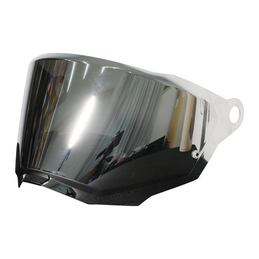 LS2 Explorer Pinlock Ready Face Shield - Silver Iridium