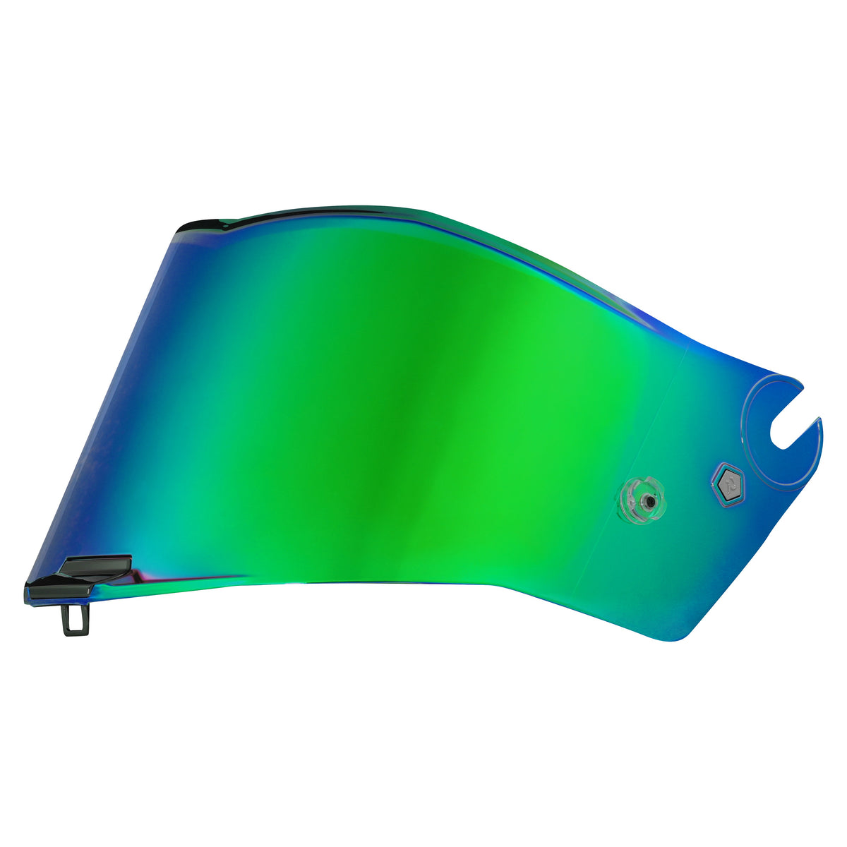 LS2 Thunder C Pinlock Ready Face Shield - Green Iridium