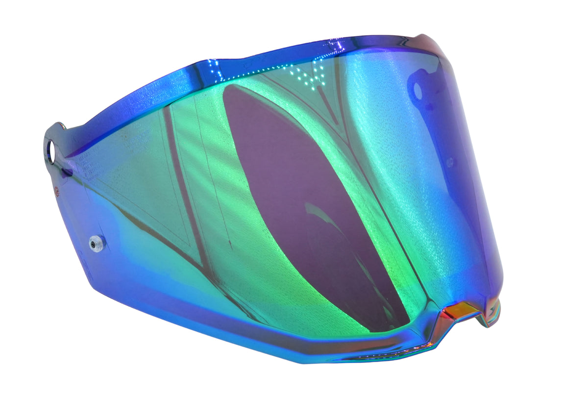 LS2 Blaze II Pinlock Ready Face Shield - Green Iridium