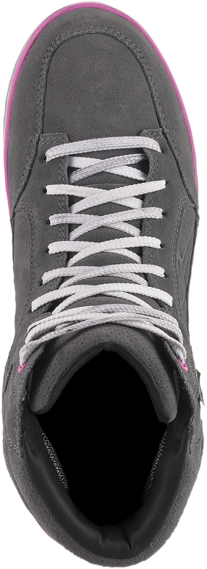 Alpinestars J-6 Waterproof Women's Shoes Gray/Pink