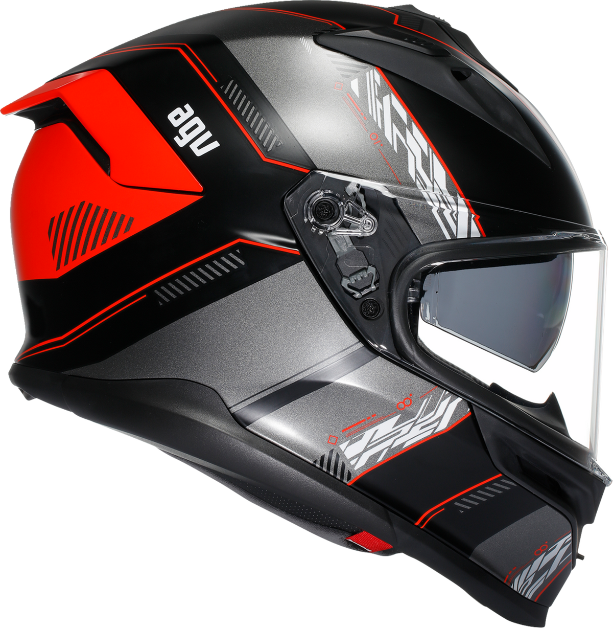 AGV K7 Helmet - Kyber - Matte Black/Red