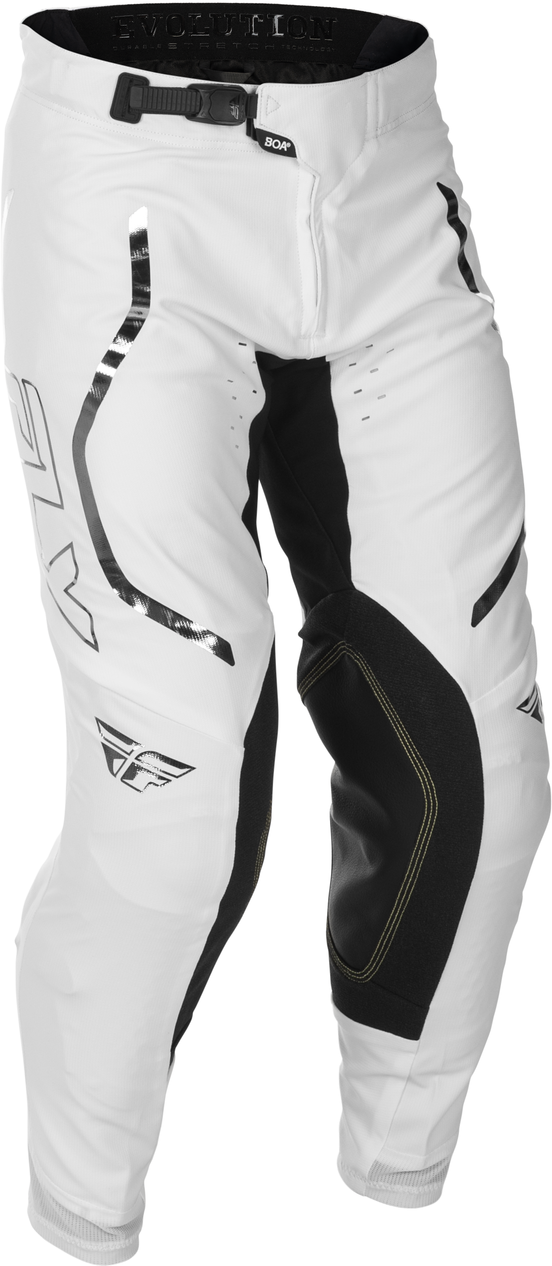 Fly Racing Evolution DST LE Flash Pants - White/Silver