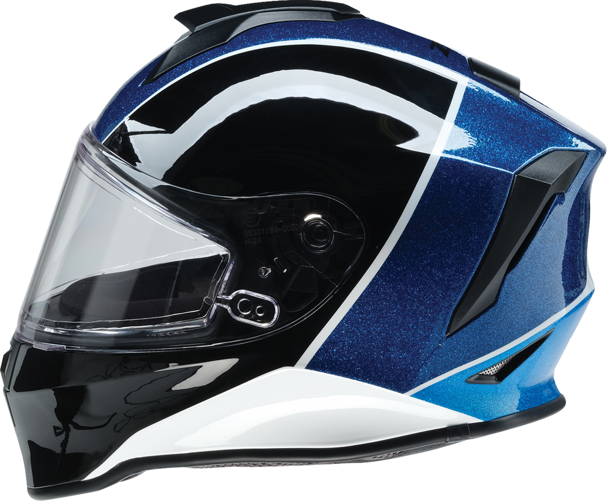 Z1R Youth Warrant 2.0 Snow Fresh Pow Helmet - Purple/Blue