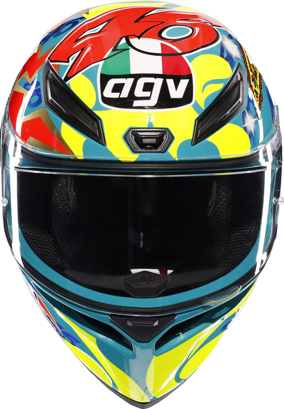 agv helmet rossi K1 S - Mugello 1999 K3 meets the requirements Color:Lemon Twist Osprey Available at ZALORA 2023