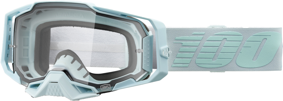 100% Armega Goggles CLOSEOUT Fargo / Clear Lens