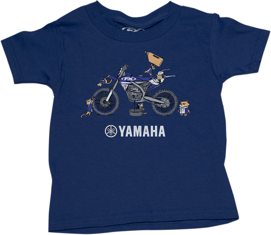 Facotry Effex Toddler Yamaha Pit Crew T-Shirt - Navy