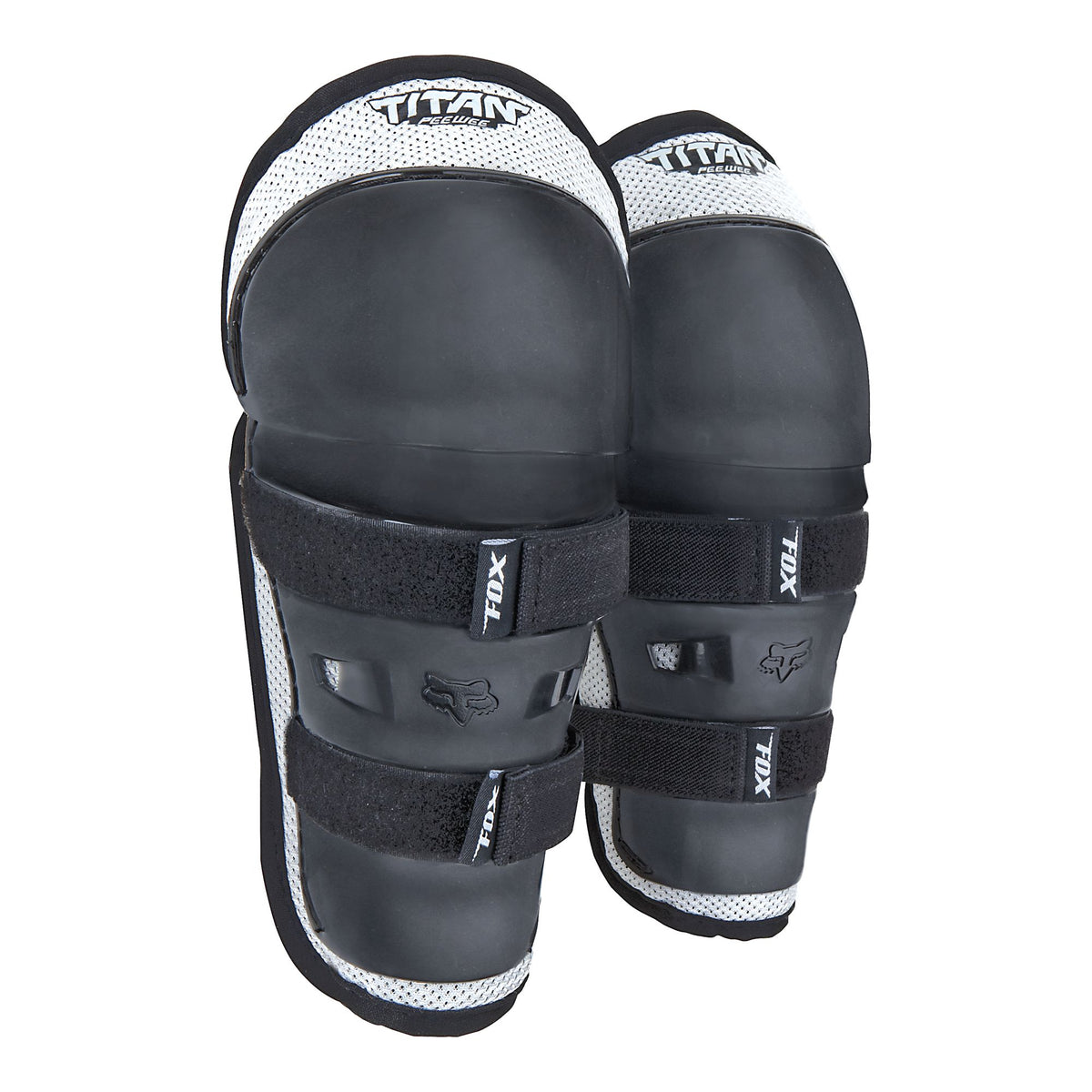 Fox Racing Peewee Titan Knee/Shin Guard - Black/Silver