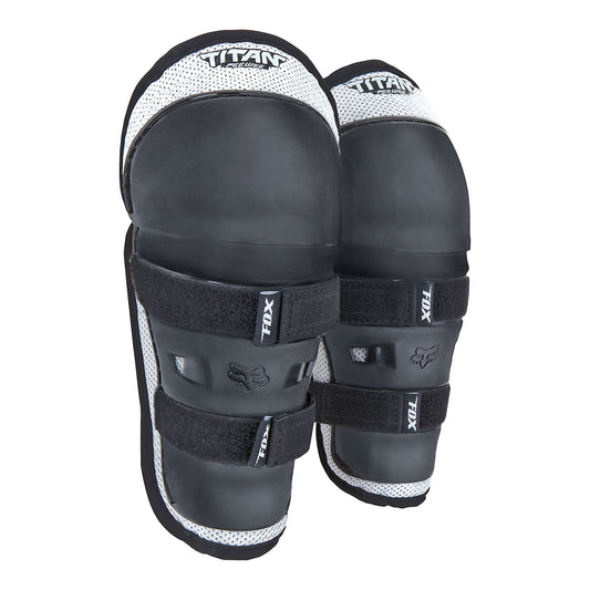 Fox Racing Peewee Titan Knee/Shin Guard - Black/Silver
